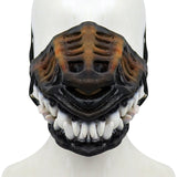 -High quality latex doberman snout half mask. One size fits most, attaches with elastic strap. See measurements in images. Free shipping from abroad with average delivery to the US in 2-3 weeks.
Halloween costume cosplay aggressive dog mask hellhound moving mouth funny scary furry animal costume roleplay accessory-