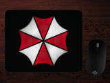 Umbrella Corporation Mousepad, Red White & Black Logo/Emblem Mouse Pad-Soft and comfortable 9x7 inch mousepad made from high density neoprene with a colorfast, stain resistant and easy to clean smooth fabric top layer.These items are made-to-order and typically ship in 2-3 business days from within the US. Evil Resident Gamer Umbrella Corp Zombie Gift.-