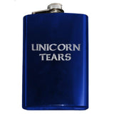 Funny Unicorn Tears Flask-Blue-Just the Flask-616641499754