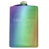 Funny Unicorn Tears Flask-Rainbow Finish-Just the Flask-616641499754