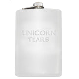 Funny Unicorn Tears Flask-White-Just the Flask-616641499754