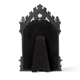 -Gothic cathedral inspired resin frame for both tabletop and wall hanging. 10.83x7.09in, fits 4x6in photo or print. Genuine Alchemy product, brand new in box. Ships from the USA
Goth architecture grand medieval renaissance black church gothic home decor gift halloween dark architectural fancy classy designer art-664427052884
