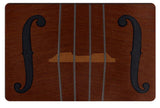 -High quality 23.6 x 15.7in (60x40cm) doormat / floor mat. Professionally printed, durable & colorfast polyester top, non-slip. Indoor / outdoor use. Free Shipping Worldwide. Unique Violin Viola Cello stringed orchestra / symphony instrument door mat. Ideal gift for violinists, violists, cellists, musicians & music teachers.-