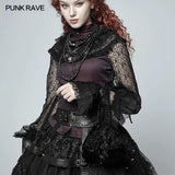 Kalissa Handbag by Punk Rave - Small Black Victorian Gothic Purse Bag--WS00284FBK01