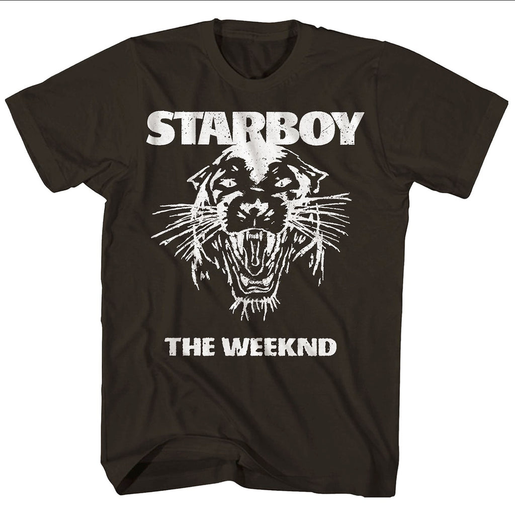 -The Weeknd Starboy Panther Graphic Tee.&nbsp;Soft 100% pre-shrunk cotton mens/unisex tee with high quality graphic print. Genuine The Weeknd XO apparel. Typically ships in 2-3 business days from within the US.
Rare XO gear designer fashion brand music merch R&B, hip hop, pop, alternative streetwear clubwear t-shirt-Black-S-