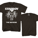 -The Weeknd Starboy Panther Graphic Tee.&nbsp;Soft 100% pre-shrunk cotton mens/unisex tee with high quality graphic print. Genuine The Weeknd XO apparel. Typically ships in 2-3 business days from within the US.
Rare XO gear designer fashion brand music merch R&B, hip hop, pop, alternative streetwear clubwear t-shirt-