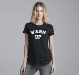 -Ultra-soft, premium supima cotton crew tee with a modern, clean fit and rounded hem line. Crafted with pride in California. Made in the USA. This shirt typically ships in 2-3 business days. yoga gym workout fitness fashion designer womens juniors t-shirt-Black-Small-