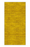 Yellow Brick Road Floor Mat / Runner, Wizard of Oz Fantasy Floor Decor-Convention quality low profile, thin style floor mat. Durable non-woven polyester fiber top, non-slip rubber backing. Easily trimmed. Customization and other sizes by request. Ships from the USA. Photorealistic textured gold brick fantasy event party hall aisle runner Wizard of Oz theater production prop.-60 x 120 inches-
