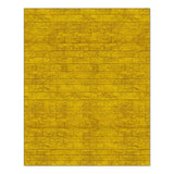 Yellow Brick Road Floor Mat / Runner, Wizard of Oz Fantasy Floor Decor-Convention quality low profile, thin style floor mat. Durable non-woven polyester fiber top, non-slip rubber backing. Easily trimmed. Customization and other sizes by request. Ships from the USA. Photorealistic textured gold brick fantasy event party hall aisle runner Wizard of Oz theater production prop.-96 x 120 inches-