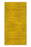Yellow Brick Road Floor Mat / Runner, Wizard of Oz Fantasy Floor Decor-Convention quality low profile, thin style floor mat. Durable non-woven polyester fiber top, non-slip rubber backing. Easily trimmed. Customization and other sizes by request. Ships from the USA. Photorealistic textured gold brick fantasy event party hall aisle runner Wizard of Oz theater production prop.-48 x 96 inches-