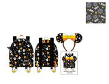 -Limited edition Disney Halloween vegan faux leather mini backpack with headband holder and matching Minnie Mouse ear headband with candycorn bow. Metal hardware, enameled zipper charm. 9x10.5x4.5
Genuine Loungefly and Disney bag. Shipped from USA. Not so spooky halloween haunted mansion goth gothic villains gift set.-671803378933