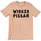 Funny WICKED PISSAH Tee, Mens/Unisex Adult Sizes, Shipped from the USA-Soft airlume cotton standard fit t-shirt with short sleeves and crew neck. -
Boston Mass New England Massachusetts New Hampshire Rhode Island Maine Vermont Connecticut MA NH RI MN VT CT aweome regionalism saying slang townie chowda head masshole sox celtics bruins huskies revolution patriots black wolves fan smaht -M-Heather Peach-