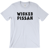 Funny WICKED PISSAH Tee, Mens/Unisex Adult Sizes, Shipped from the USA-Soft airlume cotton standard fit t-shirt with short sleeves and crew neck. -
Boston Mass New England Massachusetts New Hampshire Rhode Island Maine Vermont Connecticut MA NH RI MN VT CT aweome regionalism saying slang townie chowda head masshole sox celtics bruins huskies revolution patriots black wolves fan smaht -S-Baby Blue-