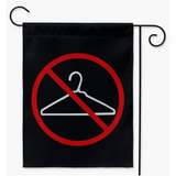 -100% poly poplin-canvas yard / garden flag with sleeve. 12x18, 18x27, 24x36. Made in the USA.

Pro-Choice protest banner sign. Keep abortion free and legal. Abortion is healthcare. Women's Rights are Human Rights. SCROTUS Roe v Wade decision. RESIST Religious Fascism, misogyny, fundamentalist christian sharia law. -Black-24.5x32.125 inch-Single-