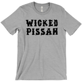 Funny WICKED PISSAH Tee, Mens/Unisex Adult Sizes, Shipped from the USA-Soft airlume cotton standard fit t-shirt with short sleeves and crew neck. -
Boston Mass New England Massachusetts New Hampshire Rhode Island Maine Vermont Connecticut MA NH RI MN VT CT aweome regionalism saying slang townie chowda head masshole sox celtics bruins huskies revolution patriots black wolves fan smaht -M-Athletic Heather-