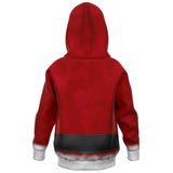 Santa Claus Costume Hoodie - Infant, Toddler and Kids / Youth Sizes-Fun and Festive Christmas Costume Hoodie. Unisex infant, Toddler, youth sizes XXS to XL Polyester, detailed high definition classic costume print hooded sweatshirt with kangaroo pocket. XS, Small, Medium, Large, XL, 2XL, 3XL and 4XL. Made-to-order. 2 weeks to USA. Casual Christmas cosplay for babies and kids holiday.-