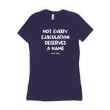 -Women's style Bella & Canvas crew neck t-shirt. Slim fit, combed ing-spun cotton. Ethical & ecological production. Made-to-order, shipped from the USA.
Feminist Women's Rights Equality George Carlin Quote abortion is healthcare SCROTUS Roe v Wade Persist Resist Protest VOTE pro-choice Bans Off My Body My Choice-Purple-S-