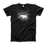 Banksy Wet Dog Graphic Tee - Stencil Overspray Paint Splatter Street Art Fashion T-Shirt-Super soft and smooth 100% ringspun combed cotton tee, preshrunk with shoulder to shoulder taping, seamless collar and double needle hems. High quality, colorfast & fade resistant print. Free shipping worldwide from the USA.

subversive graffiti streetwea-Men (Unisex)-Black-S-