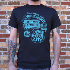 The Afterlife's Leading Bio Exorcist Tee, Mens / Unisex, Screenprinted-Navy Blue-Small-