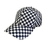 Black and White Checkered Cap-Quality unisex black and white checkered fashion cap. One size fits most (45cm-55cm) with strap back adjustment. Free shipping from abroad with average delivery to the USA in 2-3 weeks.
Retro 90s nineties clubwear streetwear hiphop y2k aesthetic racer gamer snapback long bill baseball hat-