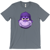 -Retro Y2K fashion hiphop streetwear purple swag high ape bonzi 420 great grape gorilla windows98 2000 internet meme spyware virus nineties funny stoner millennium icon

Comfortable and durable mens/unisex style Bella & Canvas t-shirt. Quality combed ring-spun cotton with a classic fit, crew neck and short sleeves. -Steel Blue-S-