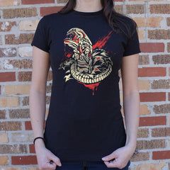 -Women's/juniors graphic tee made of soft ringspun cotton. Professionally silkscreen printed. These shirts typically ship within 2 business days from within in the USA. Sci-fi Science Fiction Horror Aliens chestburster chest bursting chest burster alien parasite t-shirt chestbursting shirt.-