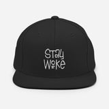 -Structured acrylic and wool blend cap with a classic fit, flat brim, and full buckram. High quality embroidery, snapback adjustment.These hats ship from the USA. Six panel with eyelets, green undervisor. BLM Black Lives Matter 2020 2021 equality rights resist protest stop police brutality law enforcement prison reform.-Black-