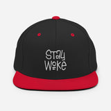 -Structured acrylic and wool blend cap with a classic fit, flat brim, and full buckram. High quality embroidery, snapback adjustment.These hats ship from the USA. Six panel with eyelets, green undervisor. BLM Black Lives Matter 2020 2021 equality rights resist protest stop police brutality law enforcement prison reform.-Black/ Red-