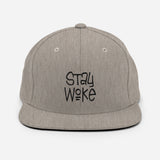 -Structured acrylic and wool blend cap with a classic fit, flat brim, and full buckram. High quality embroidery, snapback adjustment.These hats ship from the USA. Six panel with eyelets, green undervisor. BLM Black Lives Matter 2020 2021 equality rights resist protest stop police brutality law enforcement prison reform.-Heather Grey-
