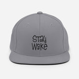 -Structured acrylic and wool blend cap with a classic fit, flat brim, and full buckram. High quality embroidery, snapback adjustment.These hats ship from the USA. Six panel with eyelets, green undervisor. BLM Black Lives Matter 2020 2021 equality rights resist protest stop police brutality law enforcement prison reform.-Silver-