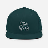 -Structured acrylic and wool blend cap with a classic fit, flat brim, and full buckram. High quality embroidery, snapback adjustment.These hats ship from the USA. Six panel with eyelets, green undervisor. BLM Black Lives Matter 2020 2021 equality rights resist protest stop police brutality law enforcement prison reform.-Spruce-