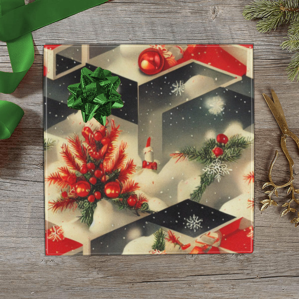 Vintage Christmas Gift Wrapping Paper Rolls Christmas Wrapping
