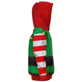 Christmas Elf Costume Hoodie - Infant, Toddler and Kids / Youth Sizes-Fun and festive Christmas costume Hoodie. All-over-printed soft and durable cotton/polyblend with brushed fleece on the inside for supreme! Whether it’s school trips or lazy days, this hoodie is ultra comfortable. Each panel is individually printed, cut and sewn to ensure a flawless graphic with no imperfections.Available in sizes from XXS (baby) to XS (toddler) up to XL youth sizes, see size chart below. • 20% cotton, 75% polyester, 5% s