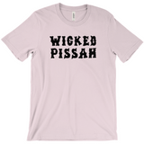 Funny WICKED PISSAH Tee, Mens/Unisex Adult Sizes, Shipped from the USA-Soft airlume cotton standard fit t-shirt with short sleeves and crew neck. -
Boston Mass New England Massachusetts New Hampshire Rhode Island Maine Vermont Connecticut MA NH RI MN VT CT aweome regionalism saying slang townie chowda head masshole sox celtics bruins huskies revolution patriots black wolves fan smaht -S-Pink-