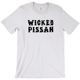 Funny WICKED PISSAH Tee, Mens/Unisex Adult Sizes, Shipped from the USA-Soft airlume cotton standard fit t-shirt with short sleeves and crew neck. -
Boston Mass New England Massachusetts New Hampshire Rhode Island Maine Vermont Connecticut MA NH RI MN VT CT aweome regionalism saying slang townie chowda head masshole sox celtics bruins huskies revolution patriots black wolves fan smaht -S-Ash-