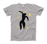 Henri Matisse Flight of Icarus Graphic Tee-Best known as the driving force of Fauvism towards the end of his career Henri Matisse produced an equal number of cut-out “paintings” that are known for their rigid lines, richly saturated colors and dynamic compositions. Icarus, or The Flight of Icarus -