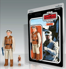 -12" Kenner 1/6 scale Jumbo Figure REBEL SOLDIER in Hoth Battle Gear. Roto and injection molded durable plastics, fully-articulated with Bespin Blaster. -