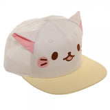 Bananya Face Cap with Ears, Officially Licensed Crunchyroll Anime Hat-MULTI-OS-190371697234