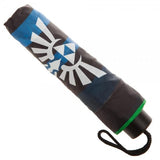 -The Legend of Zelda is classic. Take this umbrella with you on your next quest. It’s hypnotic design is made even better with our Liquid Reactive technology that changes color when activated.Keep your Life Gauge full! Officially licensed Nintendo Zelda 32" folding compact umbrella. Breath of the Wild spiral chibi Link.-