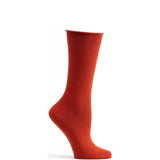 -The epitome of comfort! High quality, designer solid color socks reaching to mid-calf. Made from a Cotton blend, they are soft, sturdy, and comfortable. Available in many colors. Unisex mens womens. One size fits most. Designed in NYC. Made in Colombia. Shipped from the USA-Ecureuil-9-11 (Womens shoe 5-10.5)-803303011496