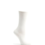 -The epitome of comfort! High quality, designer solid color socks reaching to mid-calf. Made from a Cotton blend, they are soft, sturdy, and comfortable. Available in many colors. Unisex mens womens. One size fits most. Designed in NYC. Made in Colombia. Shipped from the USA-White-9-11 (Womens shoe 5-10.5)-804303028866