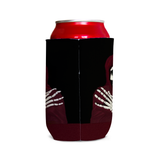 Crimson Ghost Can Cooler Sleeve - Black or Red-Reusable neoprene beverage insulator sleeve. Fits standard 12oz & 16oz cans or bottles and keeps beverages cold. Easy to clean, foldable for easy storage. 

Horror movie serial misfits villains fiend pop culture punk rock music icon Halloween goth gothic beer soda drink wrap. Great gift or drink marker for parties. -