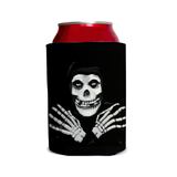 Crimson Ghost Can Cooler Sleeve - Black or Red-Reusable neoprene beverage insulator sleeve. Fits standard 12oz & 16oz cans or bottles and keeps beverages cold. Easy to clean, foldable for easy storage. 

Horror movie serial misfits villains fiend pop culture punk rock music icon Halloween goth gothic beer soda drink wrap. Great gift or drink marker for parties. -Black-