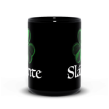-Premium quality mug in your choice of 11oz or 15oz. High quality, durable ceramic. Dishwasher and microwave safe. Hand washing recommended to help prevent fading. Typically ships in 2-3 business days.

Irish Ireland Eire celtic St Patrick's Day blessing slainte gaelic clover good health tea coffee mug cup-