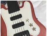 Stubbs Electric Guitar Shaped Crossboddy Bag, Cute Messenger Purse--