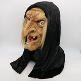 -Classic, retro vintage creepy witch soft latex mask with attached hair and cowl. One size fits most. Free shipping from abroad with average delivery to the US in 2-3 weeks.

Decrepit old woman evil witch scary creepy frightening fairytale witch halloween or stage costume fancy dress mask poison apple cosplay -