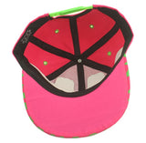 YO! Retro Embroidered Color Clash Snapback Cap, Youth Size 50-55cm Hat-Embroidered retro 90's style color clash hiphop snapback cap. Youth / kids sizing, 50-55cm. Free shipping worldwide. These hats ship from abroad and typically arrive in 2-3 weeks. Bright colorful 1990s rap fashion.-