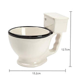 -Funny, high quality ceramic toilet coffee mug. 300mL / 10.14oz capacity. CE, FDA, EU & CIQ certified. Free shipping from abroad with average delivery to the USA in 2-3 weeks. 

Novelty weird joke white elephant gross bizarre coffee cup tea ice cream bowl strange gift scatalogical bathroom humor-