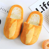 LOAFERS Realistic Bread Loaf Slippers - Three Styles, Free Shipping-Funny and functional pair of plush slippers. Keep your feet as warm and toasty as freshly baked loaves of bread . Realistic pattern on soft, cushioned slides. Honey Wheat, Hoagie or French Bread fresh out of the oven. Guaranteed low carb! Unique baguette loaf roll lounge sandals breadstick house shoes. Mens Womens Kids-Hoagie-Large-