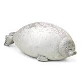 Harp Seal Plush Toy Pillow 30cm 40cm 60cm 80cm Large Oversized Cushion-Realistic Harp Seal Plush Toy / Pillow. Gray or white version in your choice of size: 30cm/12in, 40cm/16in, 60cm/23.5in. 80cm/31.5in Cotton stuffed plush with all over printed outer fabric covering, sewn flippers and snout. Lifelike marine life baby sea animal plush doll sea lion wildlife aquarium zoo creature cushion-